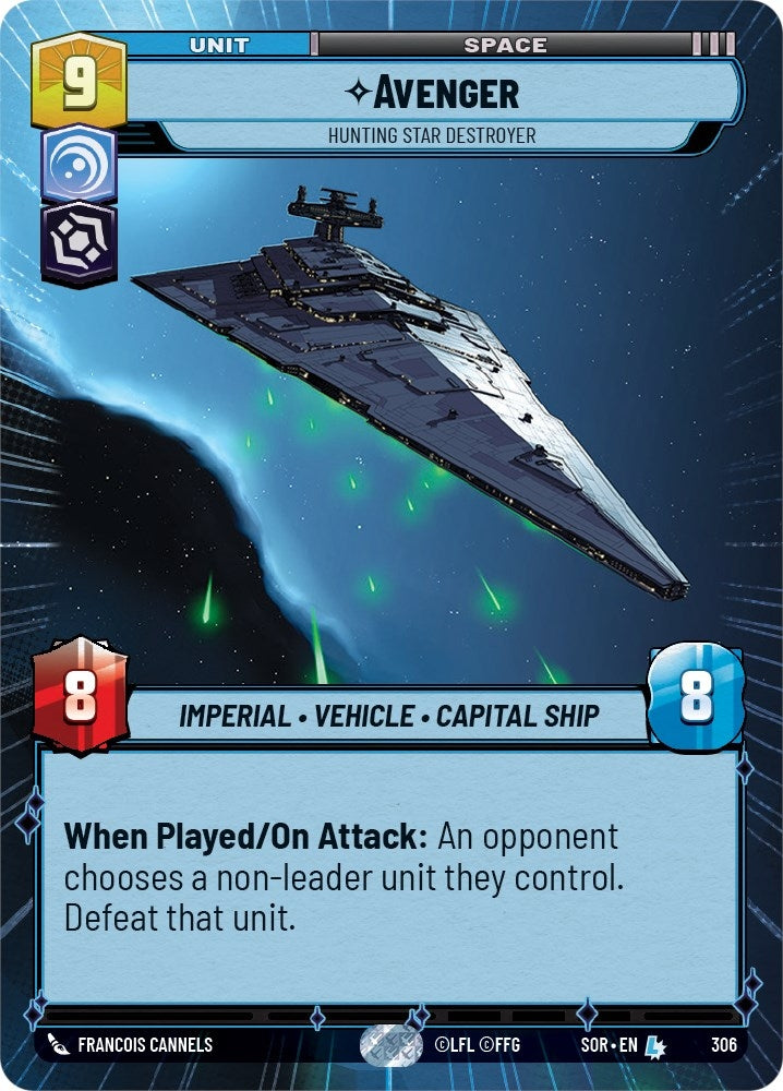 Image for Avenger - Hunting Star Destroyer (Hyperspace) (306) (SOR)