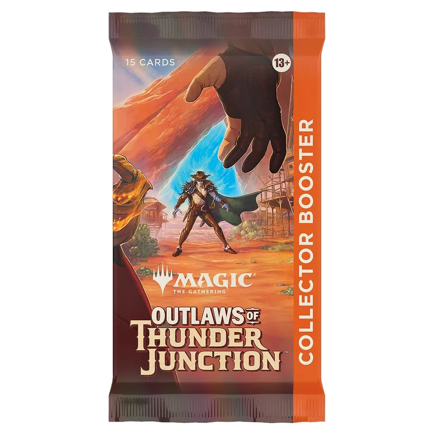 Magic: The Gathering - Outlaws Of Thunder Junction Collector Booster Pack |  15 Cards, 10-12 Foils