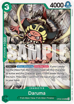 Collection of Daruma [Wings of the Captain Pre-Release Cards] in a gallery layout