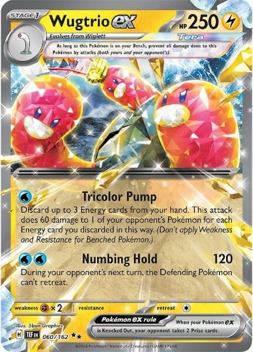 Image for Wugtrio ex - 060/162 (60) (TEF)