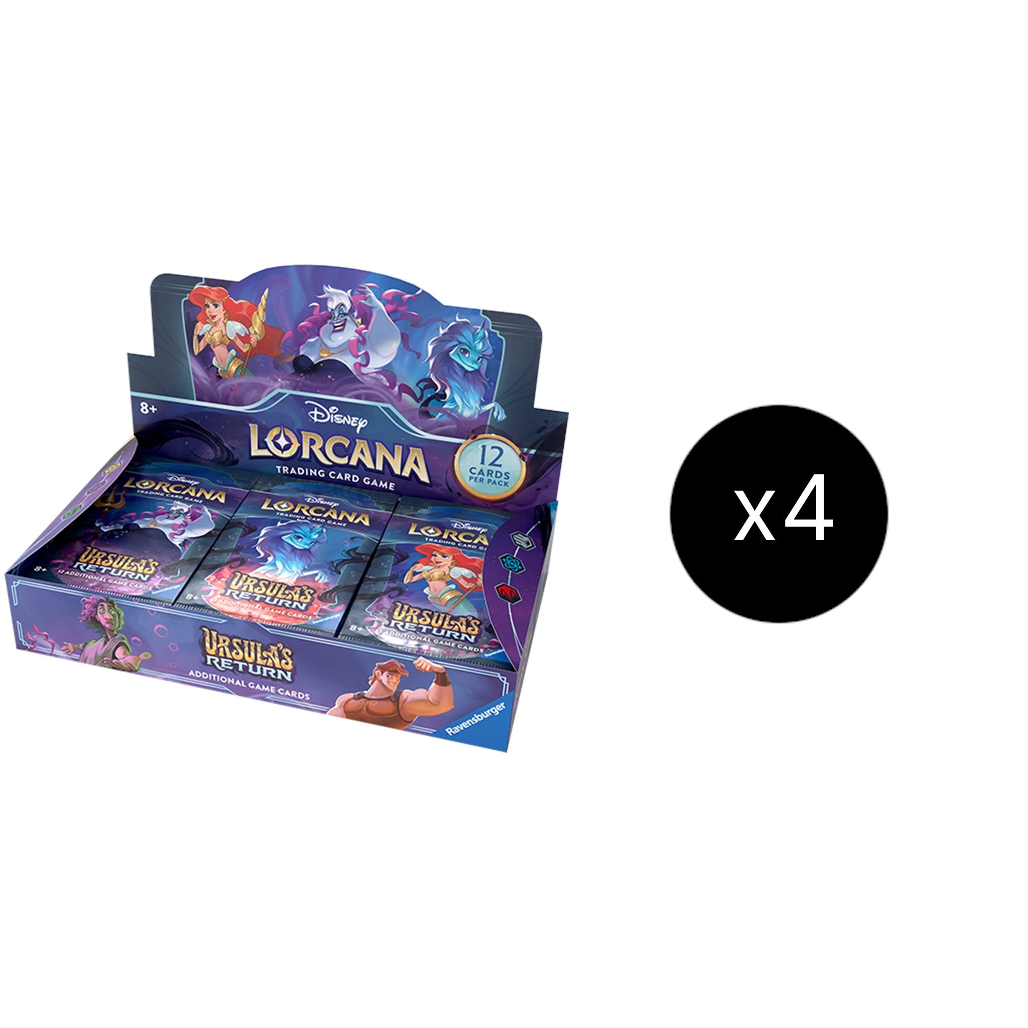 Image for Disney Lorcana: Ursula's Return Booster Box Case [4]