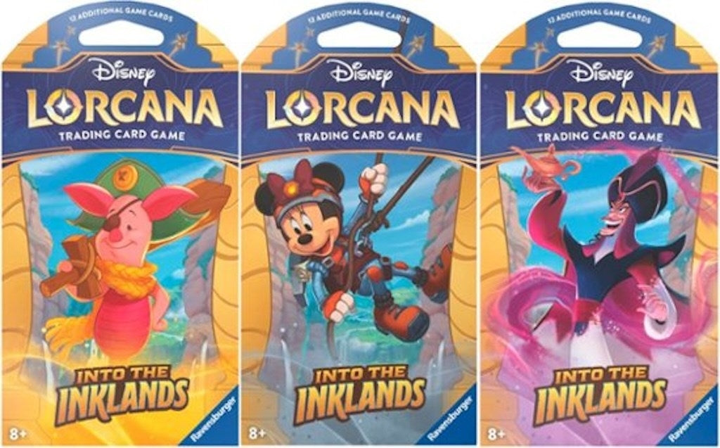 Image for Disney Lorcana: Into the Inklands Sleeved Booster Pack Art Bundle [Set of 3] [3]