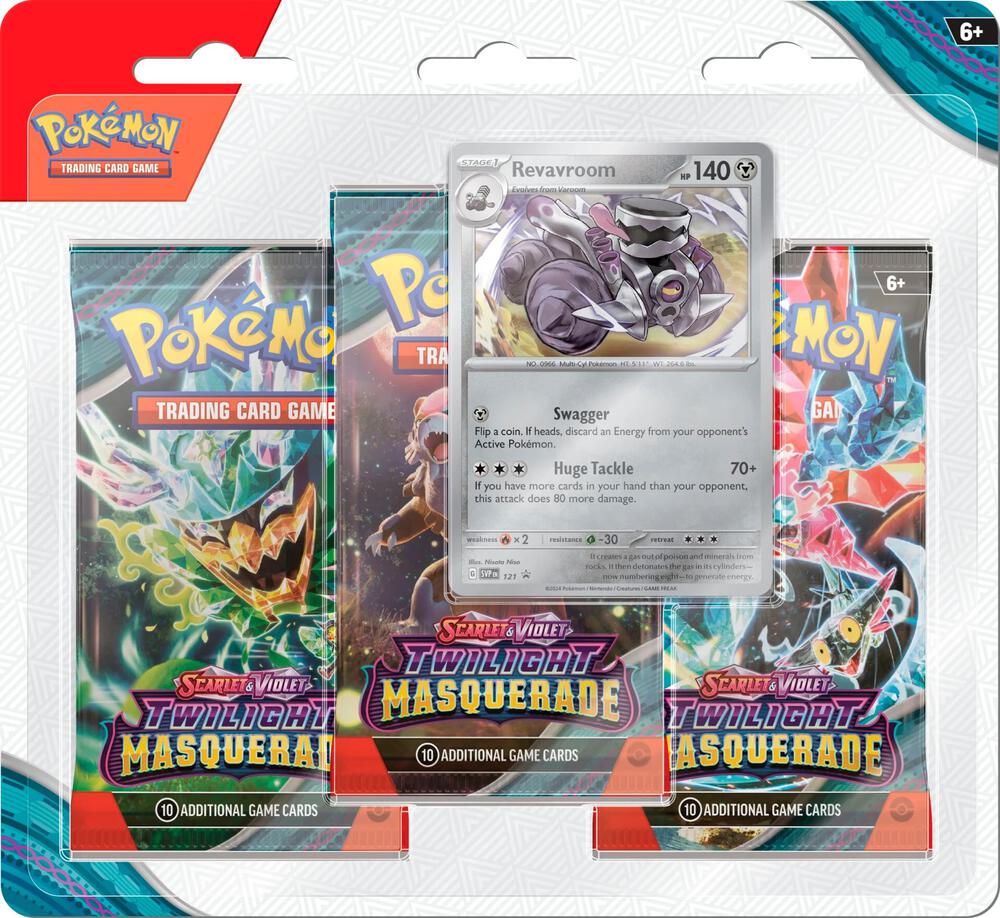 Pokemon TCG: Twilight Masquerade - 3 Booster Blister