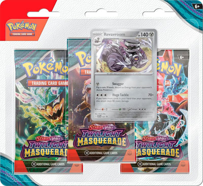 Pokemon TCG: Twilight Masquerade - 3 Booster Blister