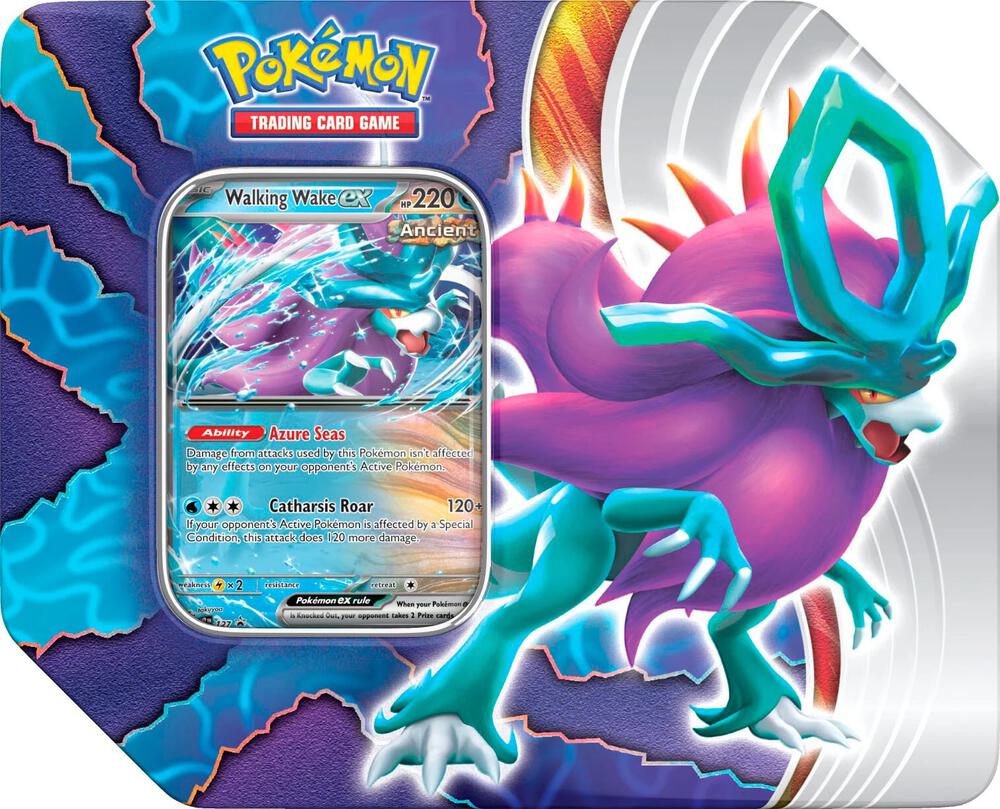 Pokemon TCG: Paradox Clash Tin - Walking Wake