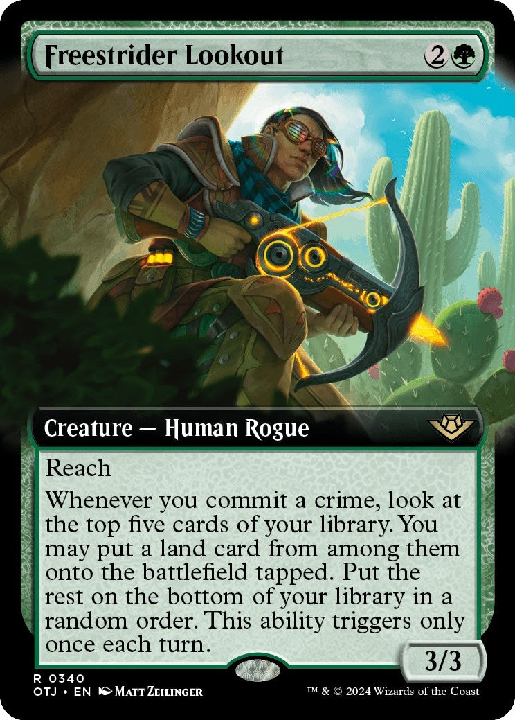 Image for Freestrider Lookout (Extended Art) (340) (OTJ)