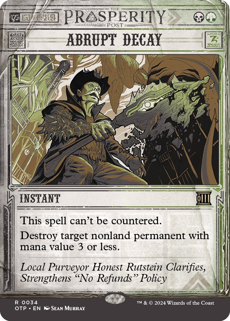 Image for Abrupt Decay (34) (OTP)