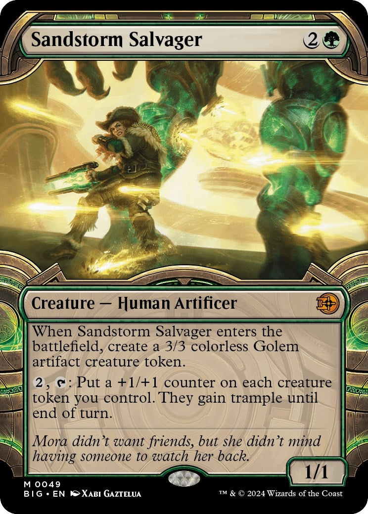 Image for Sandstorm Salvager (Showcase) (49) [Outlaws of Thunder Junction: The Big Score]