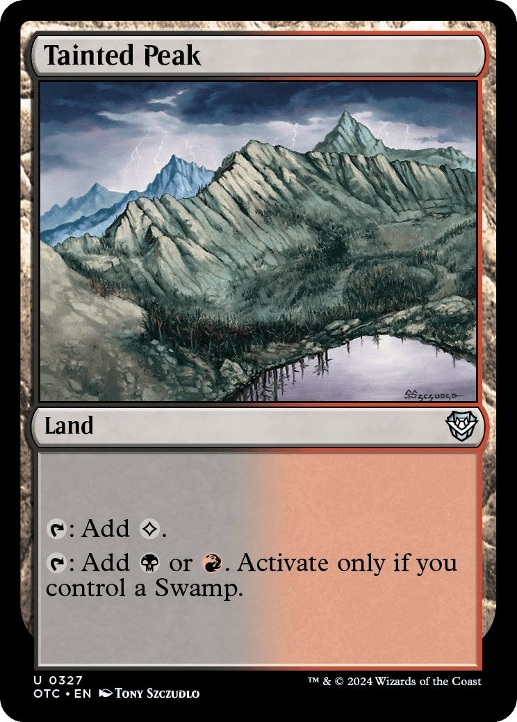 Image for Tainted Peak (327) (OTC) - Magic: The Gathering