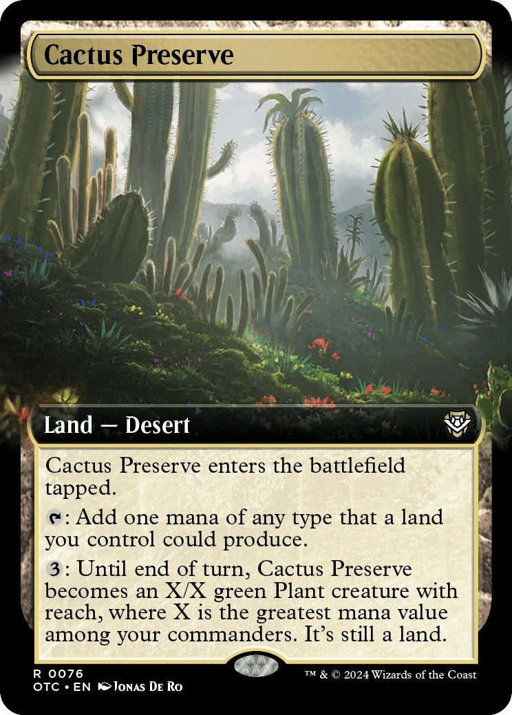 Image for Cactus Preserve (Extended Art) (76) (OTC)