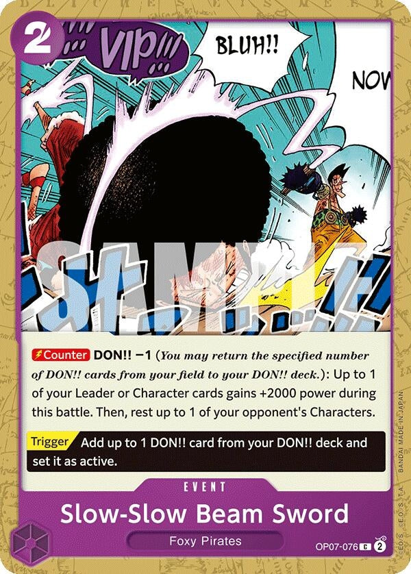 Image for Slow-Slow Beam Sword (7076) (OP07)