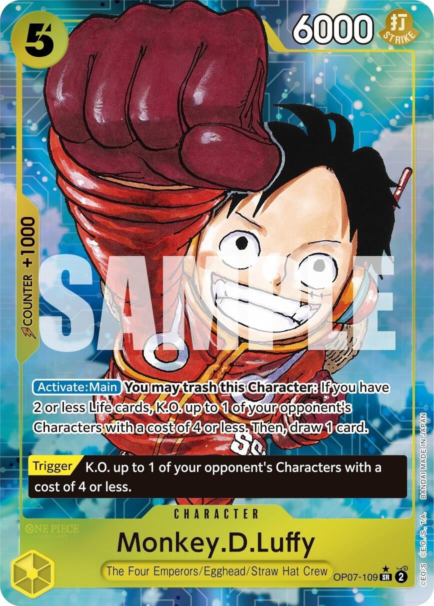 Image for Monkey.D.Luffy (109) (Parallel) (7109) (OP07)