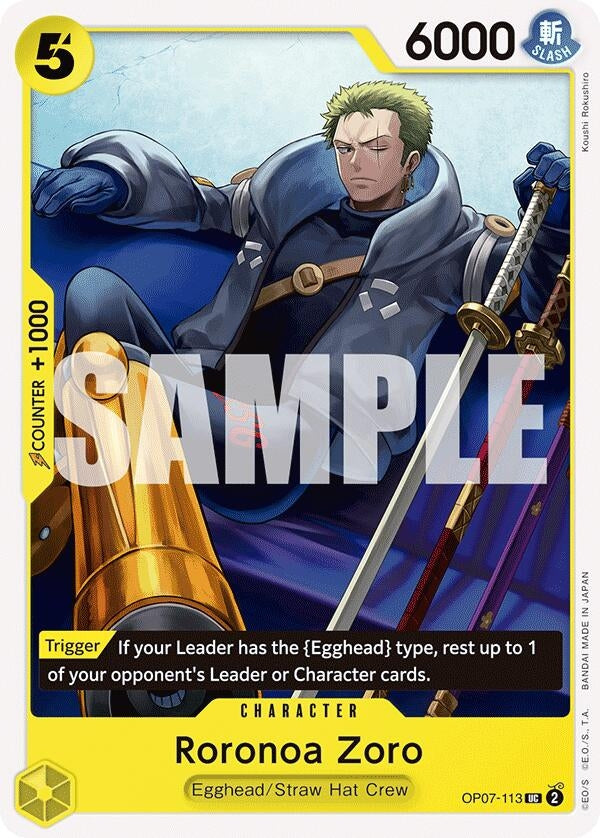 Image for Roronoa Zoro (113) (7113) (OP07)