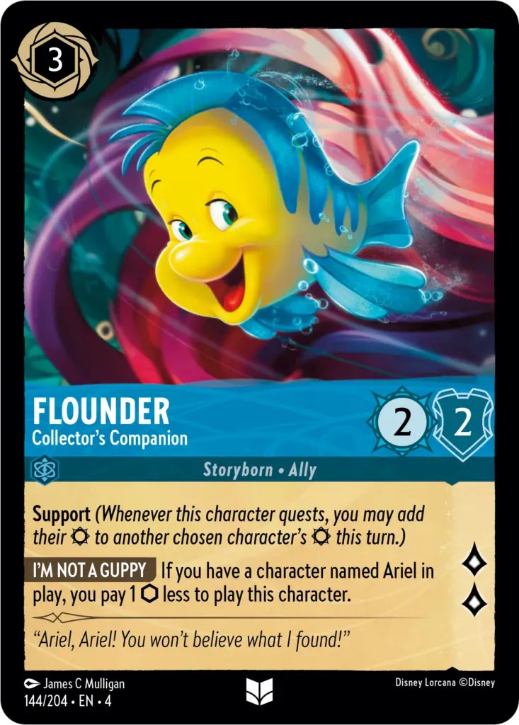 Collection of Flounder - Collector's Companion (144/204) [Ursula's Return] in a gallery layout