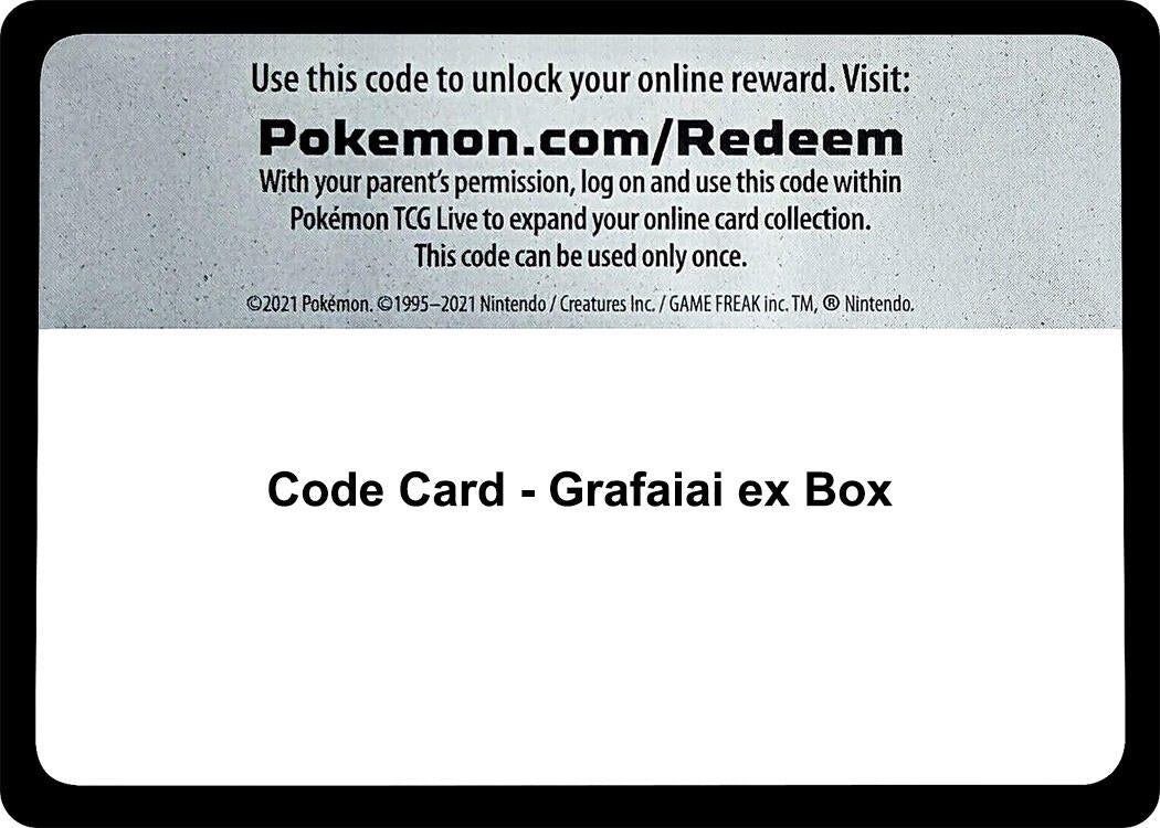 Image for Code Card - Grafaiai ex Box (MCAP)