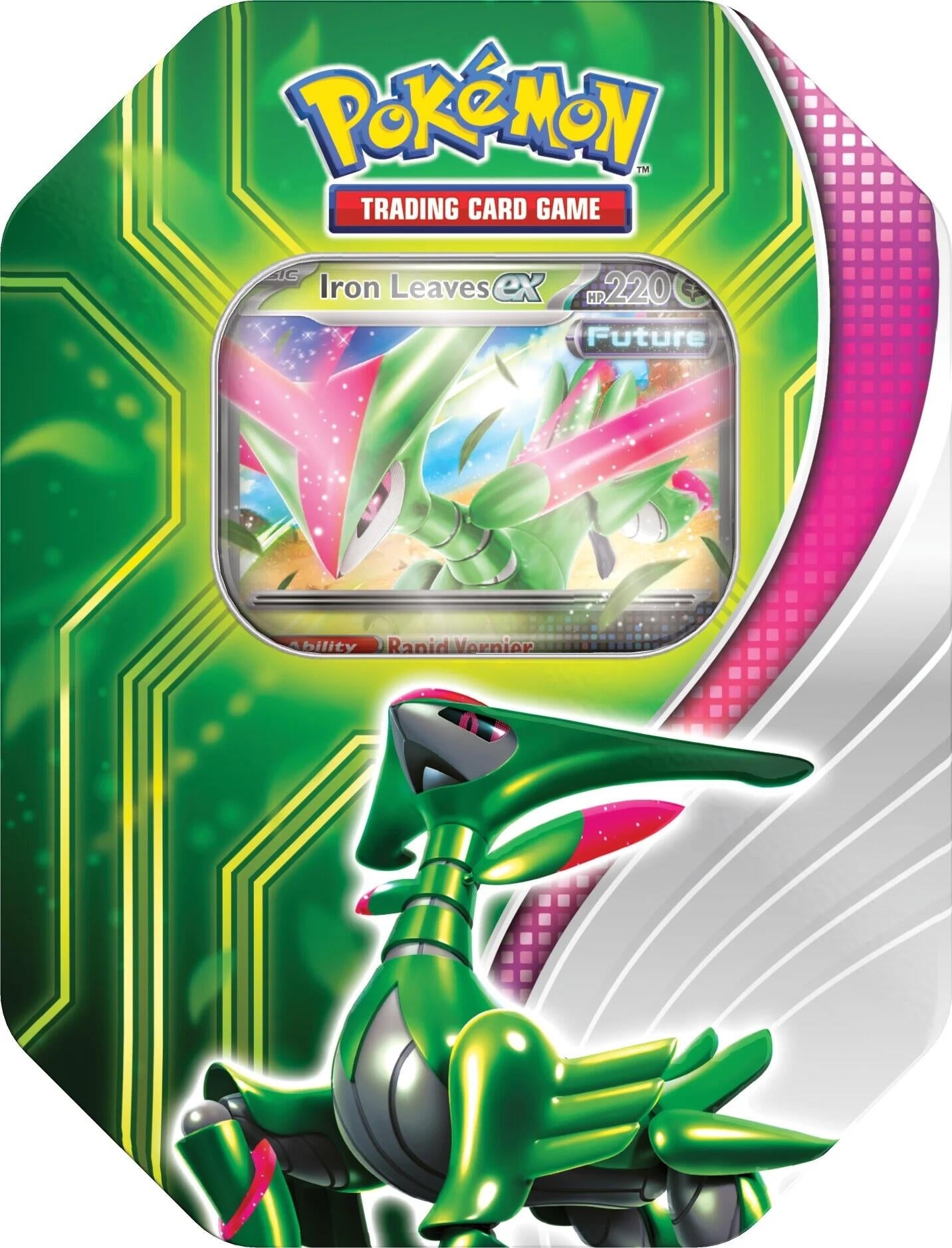 Image for Paradox Clash Tin [Iron Leaves ex] (International) - Pokemon