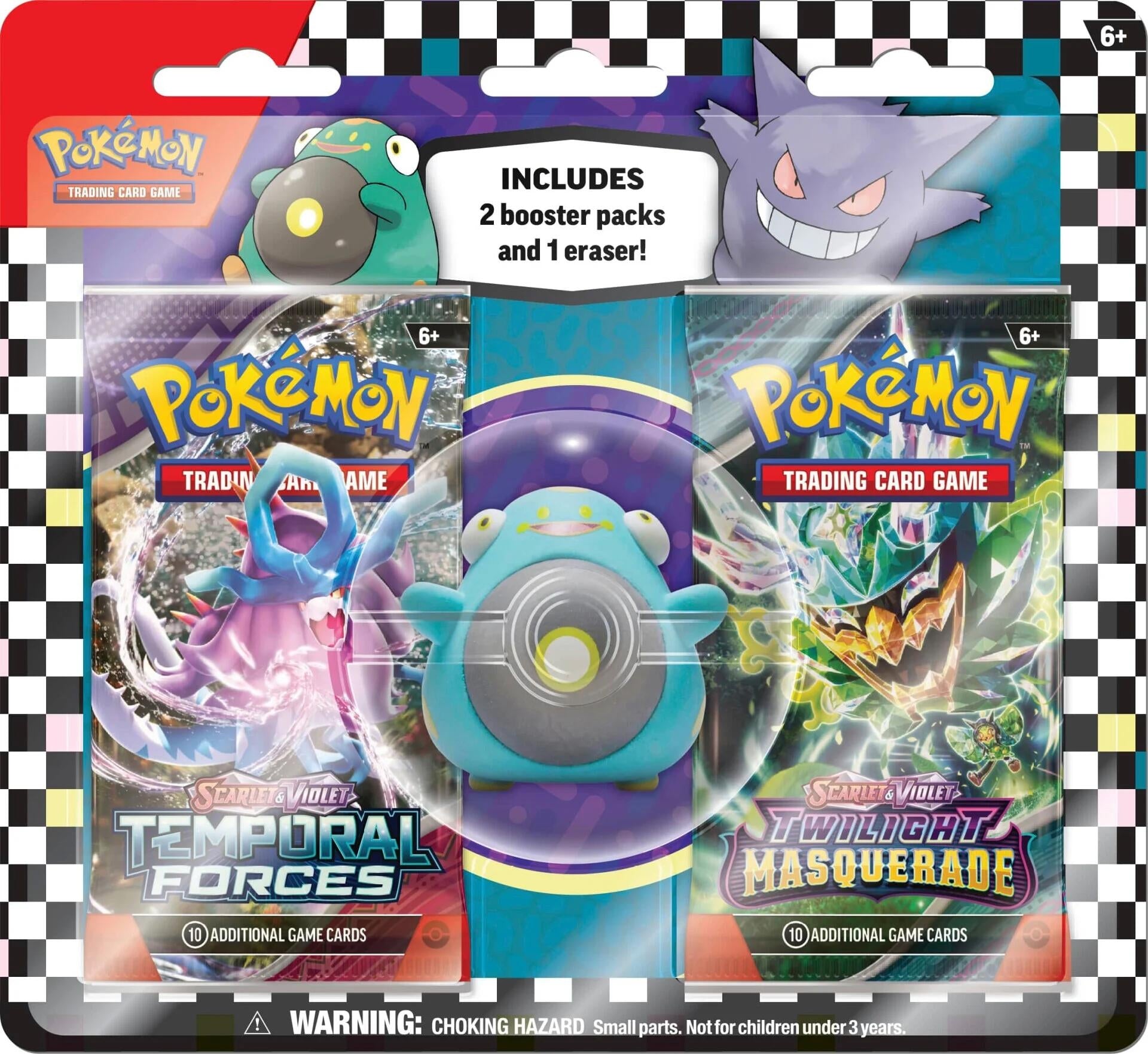 Image for Pokemon TCG: Back to School Eraser Blister 2024 [Bellibolt] - Pokemon