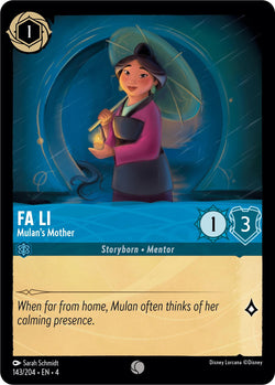 Collection of Fa Li - Mulan's Mother (143/204) [Ursula's Return] in a gallery layout