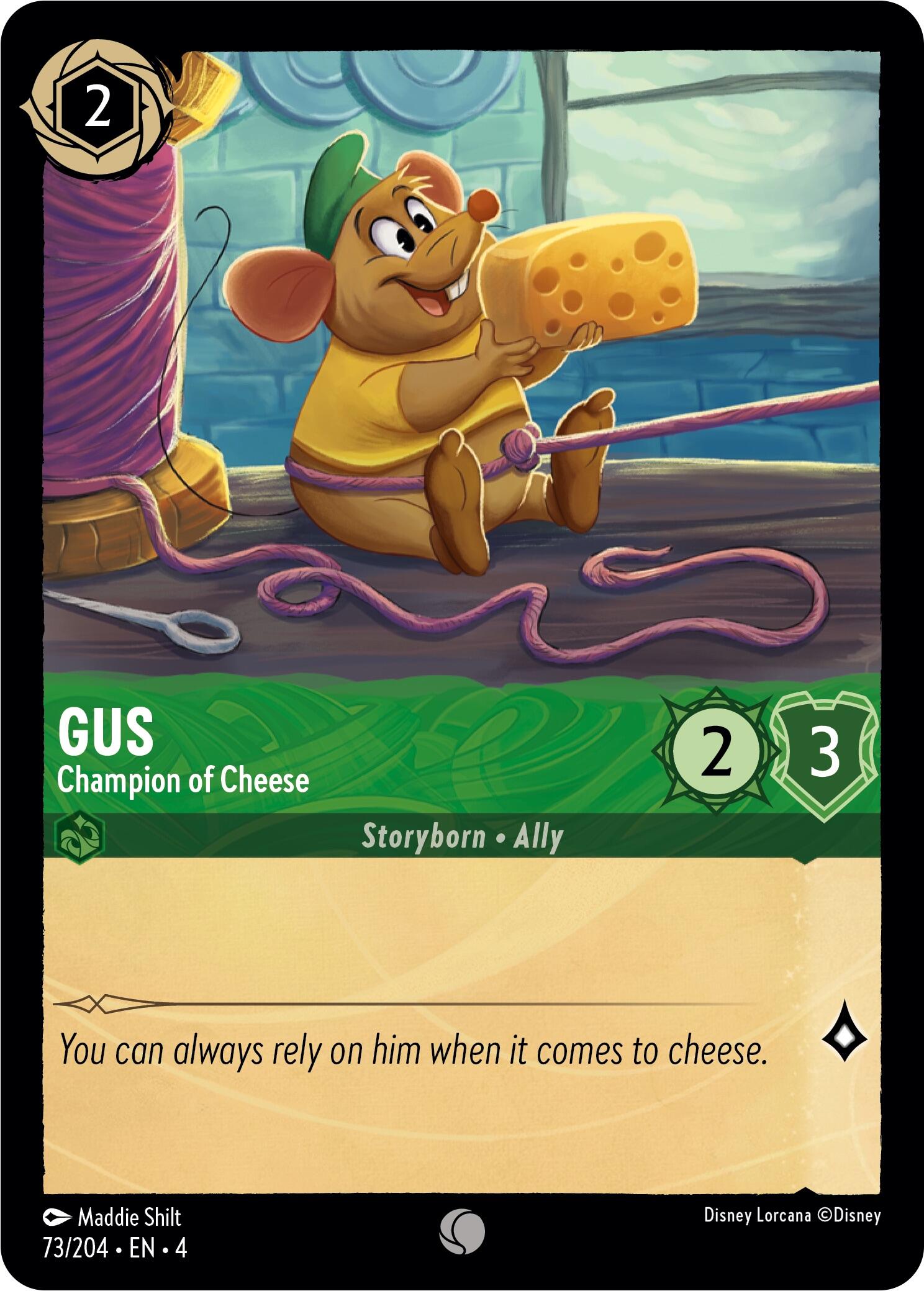 Collection of Gus - Champion of Cheese (73/204) [Ursula's Return] in a gallery layout