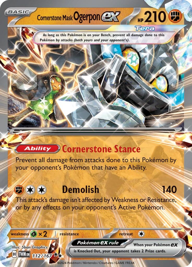 Image for Cornerstone Mask Ogerpon ex - 112/167 (112) (TWM)