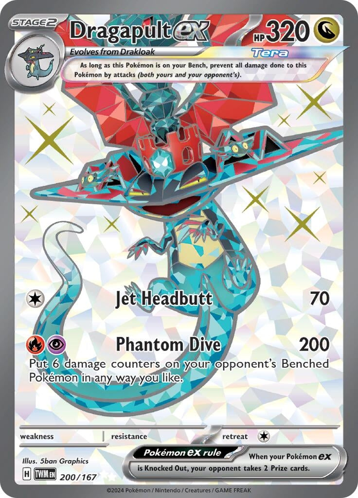 Image for Dragapult ex - 200/167 (200) (TWM)