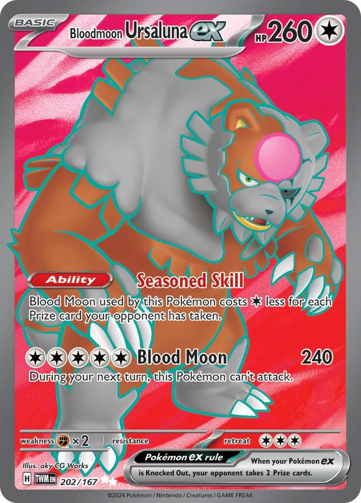 Image for Bloodmoon Ursaluna ex - 202/167 (202) (TWM)
