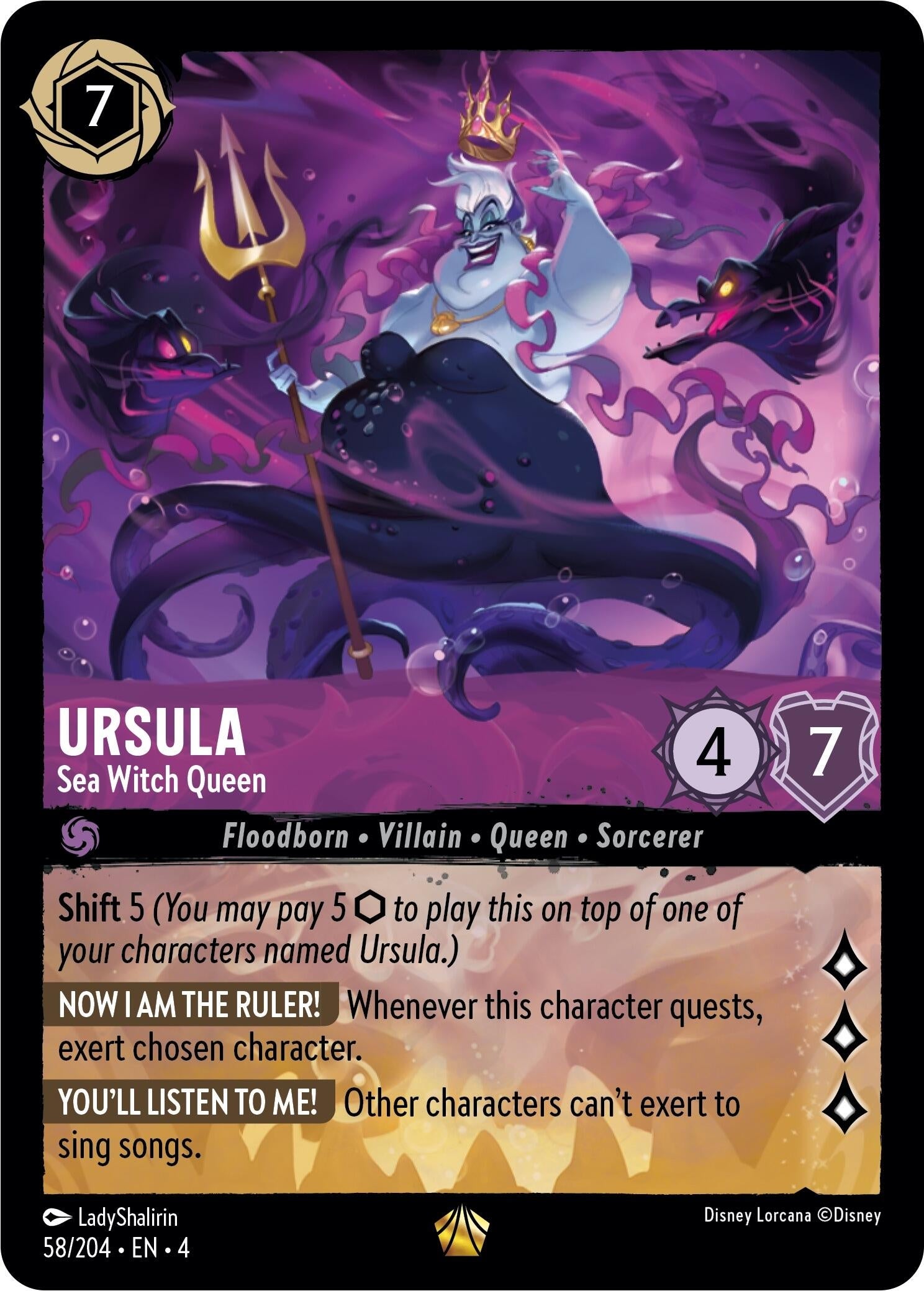 Image for Ursula - Sea Witch Queen (58) (4)