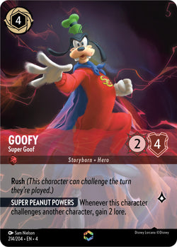 Collection of Goofy - Super Goof (Enchanted) (214/204) [Ursula's Return] in a gallery layout