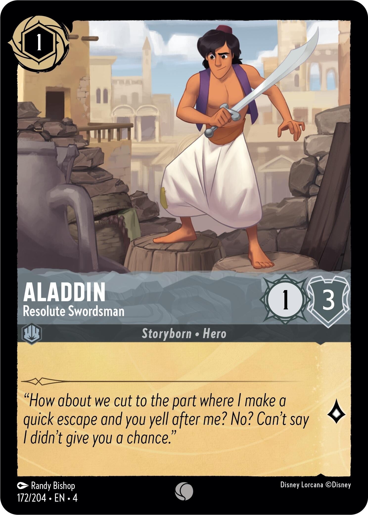 Image for Aladdin - Resolute Swordsman (172) (4)