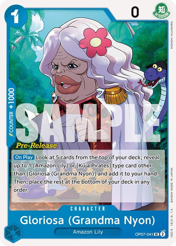 Image for Gloriosa (Grandma Nyon) (7041) (OP07 PRE)