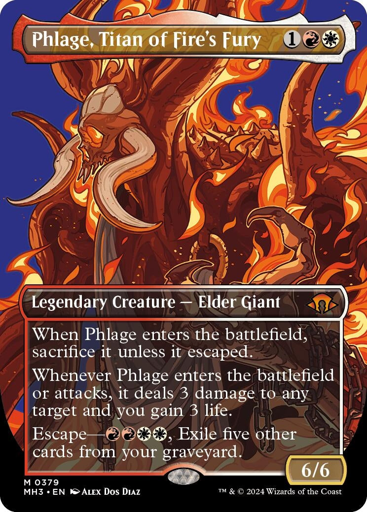 Image for Phlage, Titan of Fire's Fury (Borderless) (379) (MH3)