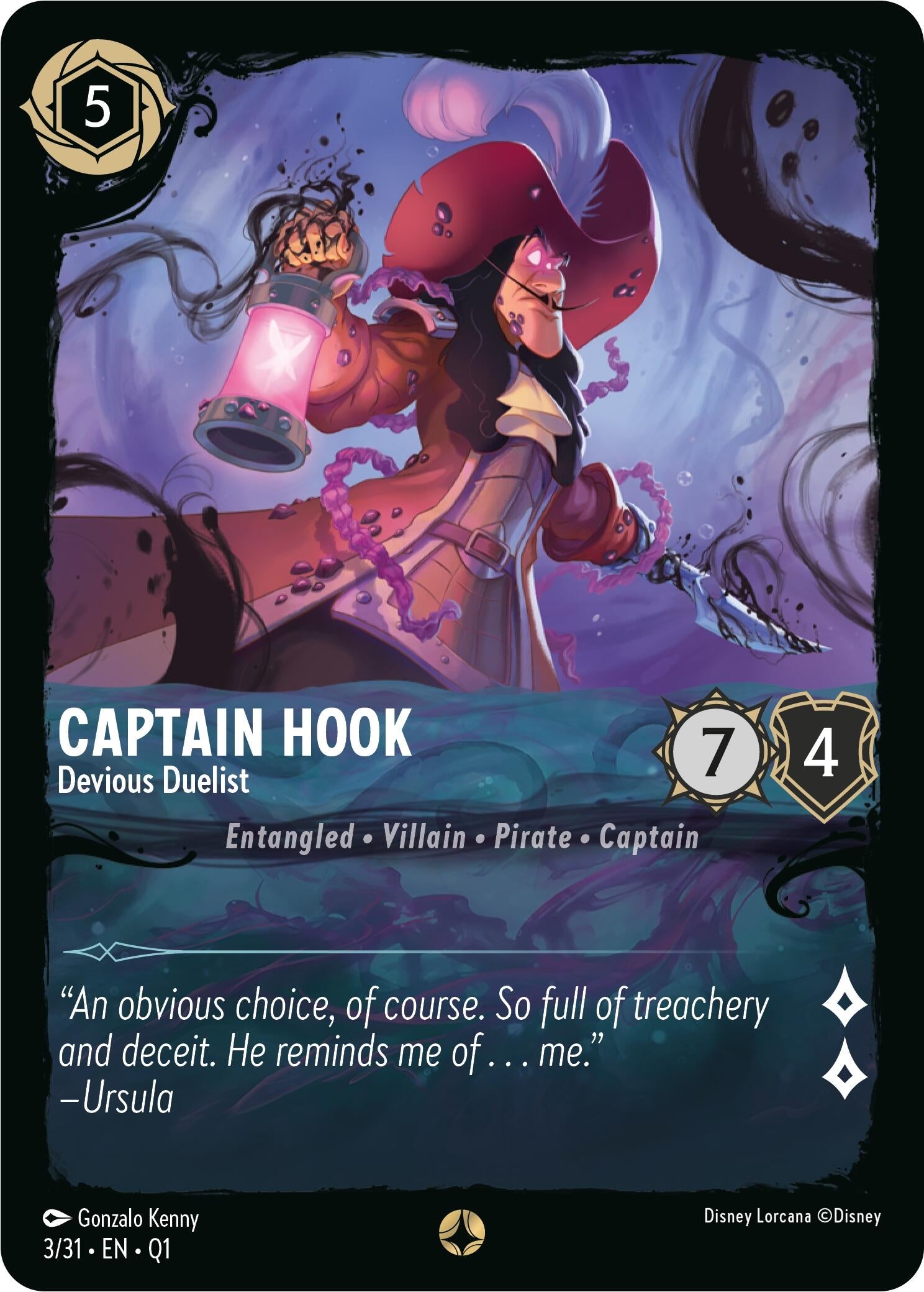 Image for Captain Hook - Devious Duelist (3) (Q1)