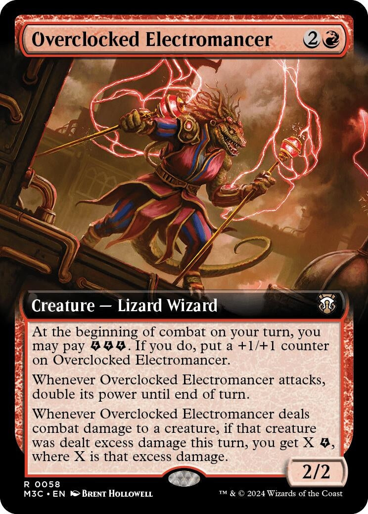 Image for Overclocked Electromancer (Extended Art) (58) [Commander: Modern Horizons 3]