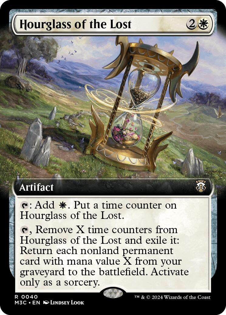 Image for Hourglass of the Lost (Extended Art) (Ripple Foil) (40) [Commander: Modern Horizons 3]