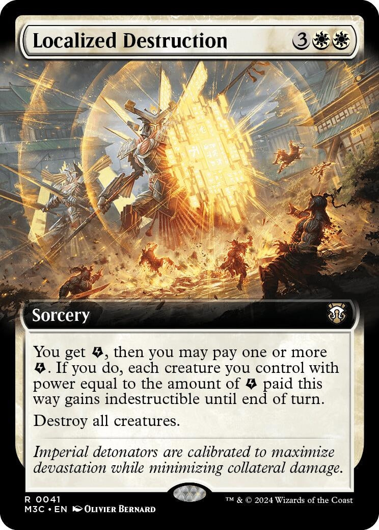 Image for Localized Destruction (Extended Art) (Ripple Foil) (41) [Commander: Modern Horizons 3]