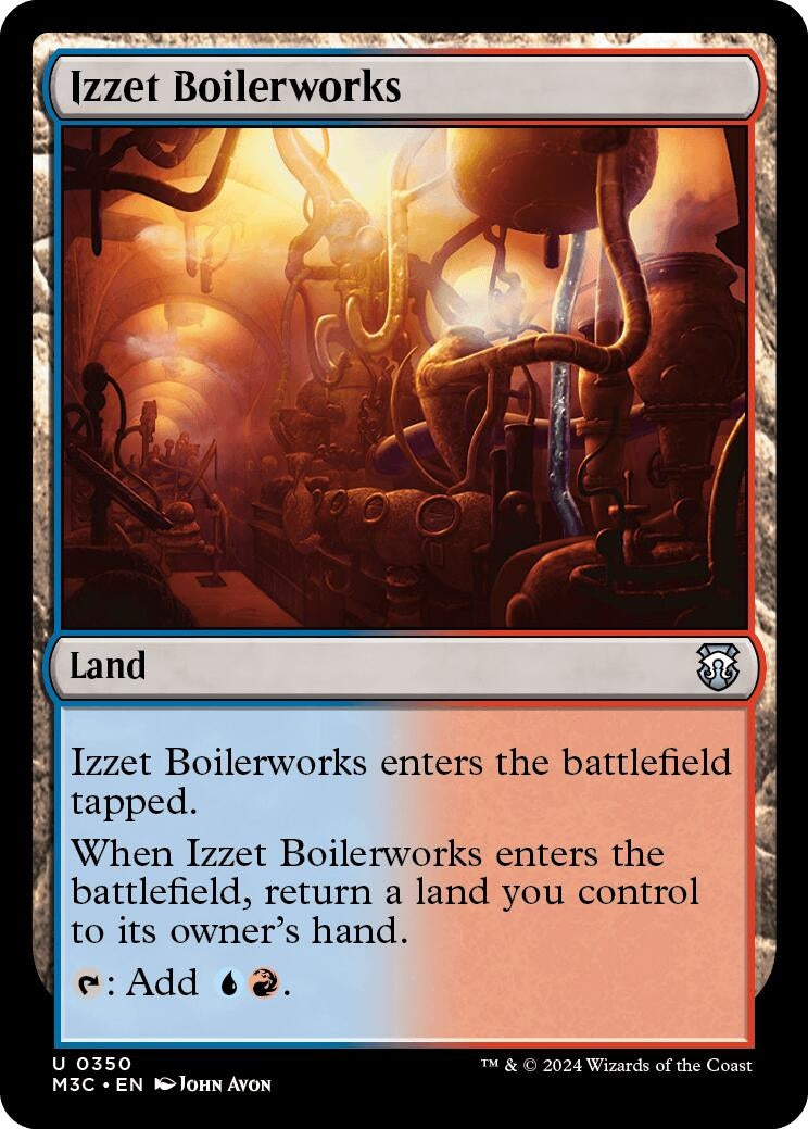 Image for Izzet Boilerworks (Ripple Foil) (350) [Commander: Modern Horizons 3]