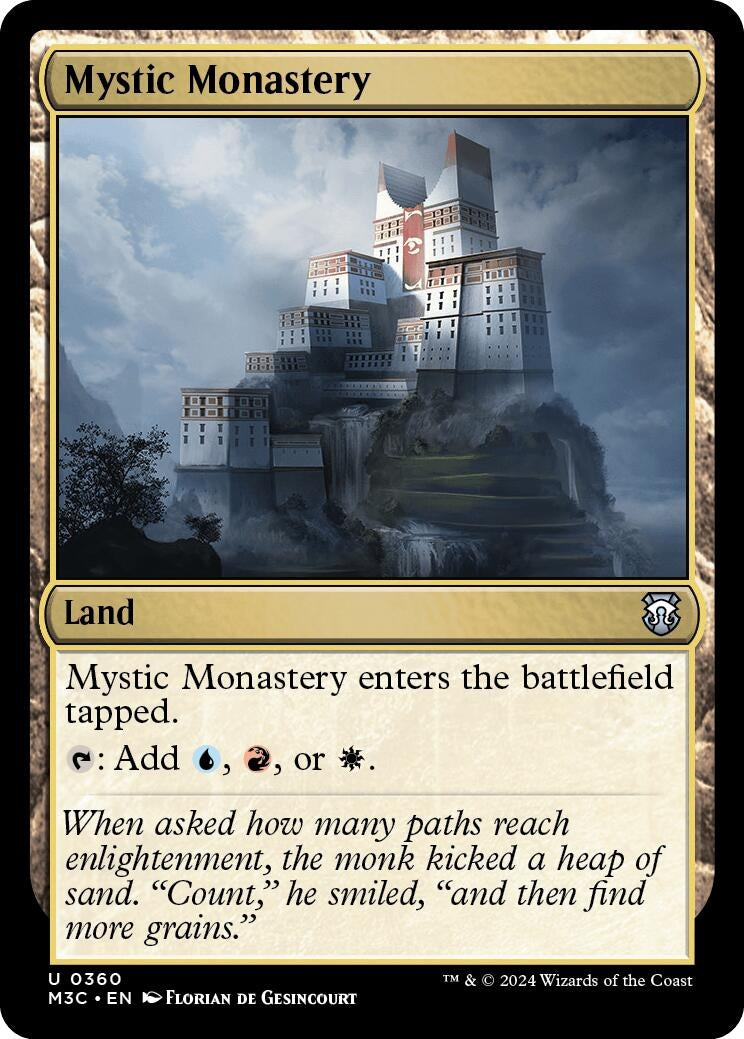 Image for Mystic Monastery (Ripple Foil) (360) [Commander: Modern Horizons 3]
