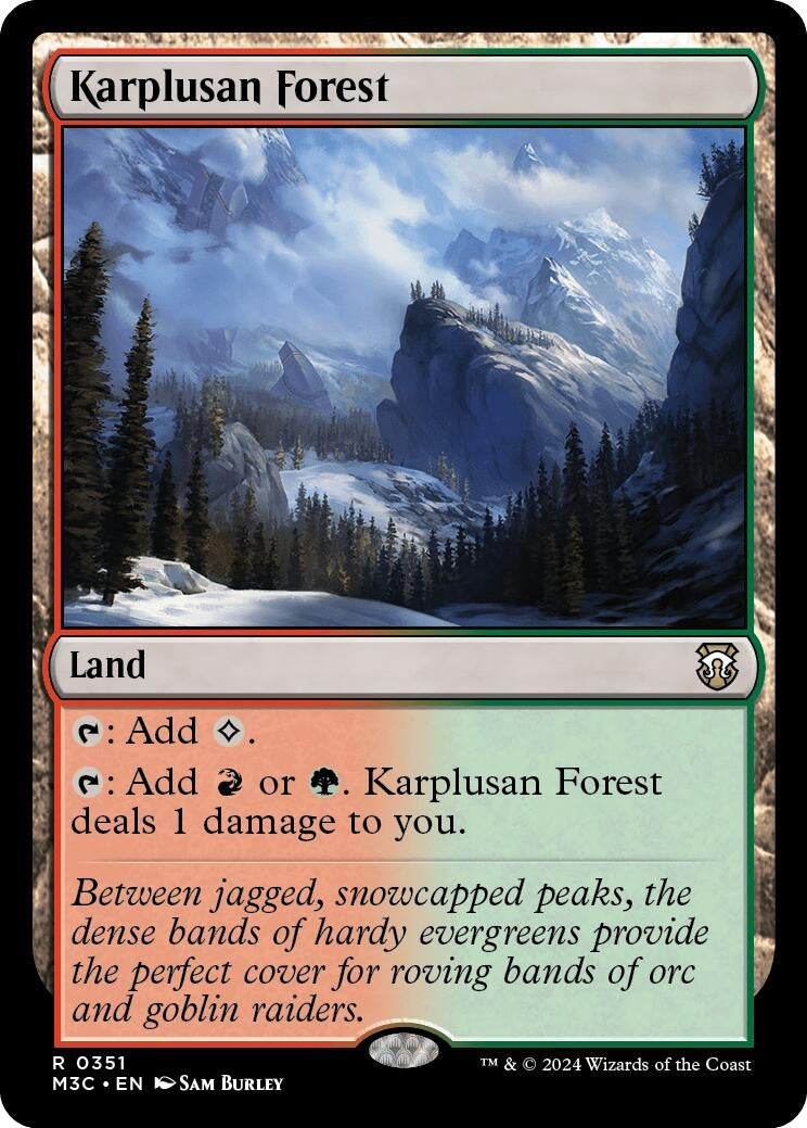 Image for Karplusan Forest (351) [Commander: Modern Horizons 3]