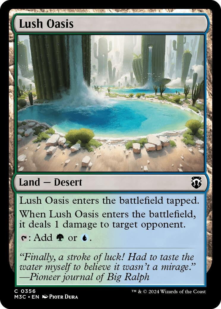 Image for Lush Oasis (356) [Commander: Modern Horizons 3]