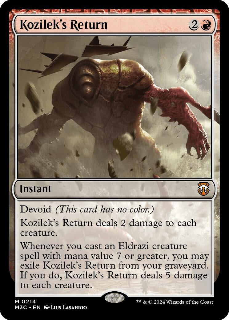 Image for Kozilek's Return (Ripple Foil) (214) [Commander: Modern Horizons 3]