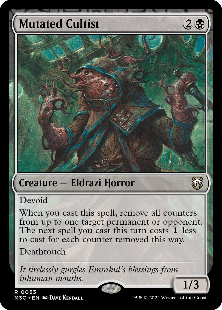 Image for Mutated Cultist (53) [Commander: Modern Horizons 3]