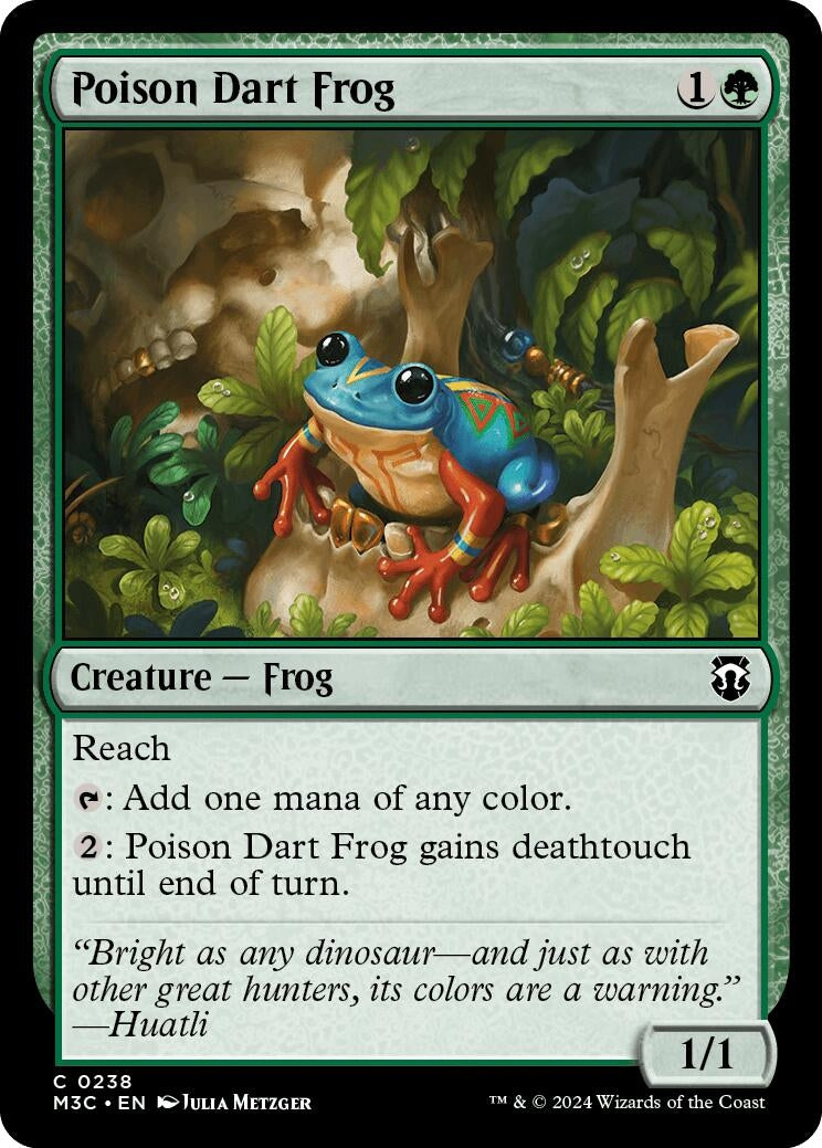 Image for Poison Dart Frog (Ripple Foil) (238) [Commander: Modern Horizons 3]