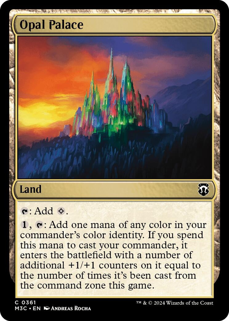 Image for Opal Palace (Ripple Foil) (361) [Commander: Modern Horizons 3]