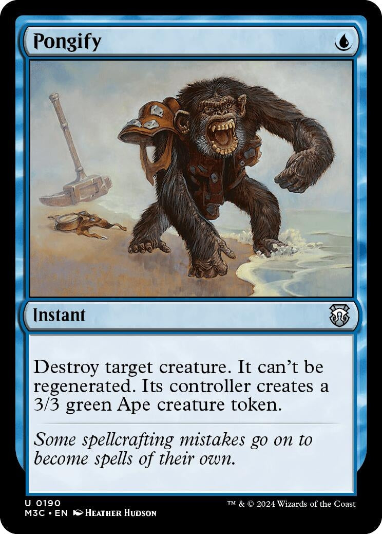 Image for Pongify (Ripple Foil) (190) [Commander: Modern Horizons 3]