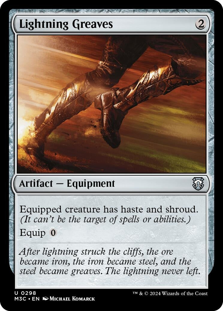 Image for Lightning Greaves (298) [Commander: Modern Horizons 3]