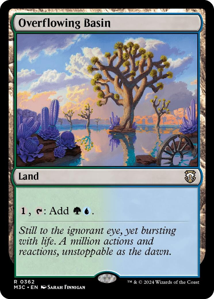 Image for Overflowing Basin (Ripple Foil) (362) [Commander: Modern Horizons 3]