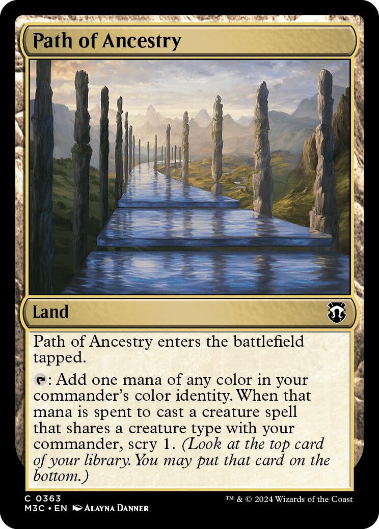Image for Path of Ancestry (Ripple Foil) (363) [Commander: Modern Horizons 3]