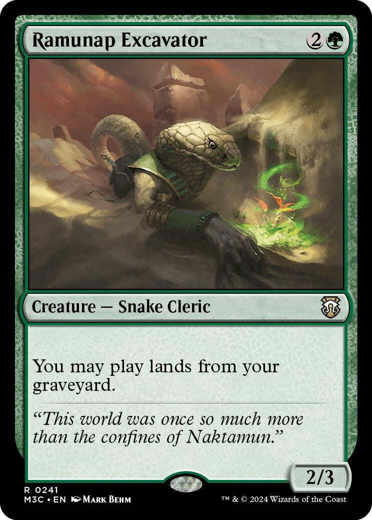 Image for Ramunap Excavator (Ripple Foil) (241) [Commander: Modern Horizons 3]