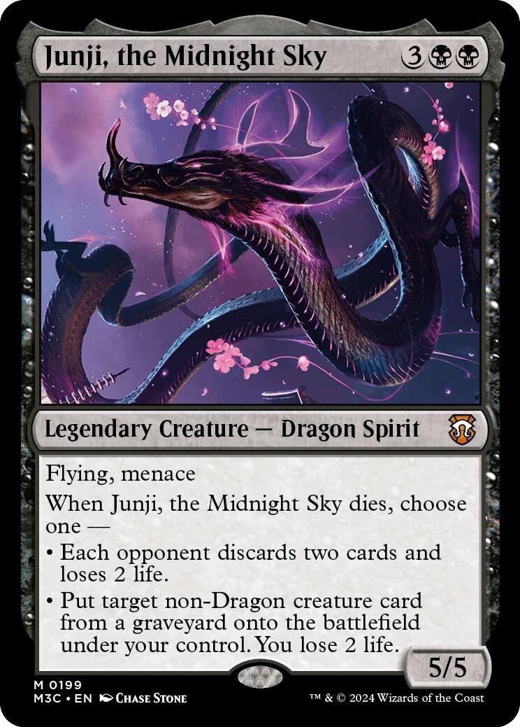 Image for Junji, the Midnight Sky (Ripple Foil) (199) [Commander: Modern Horizons 3]