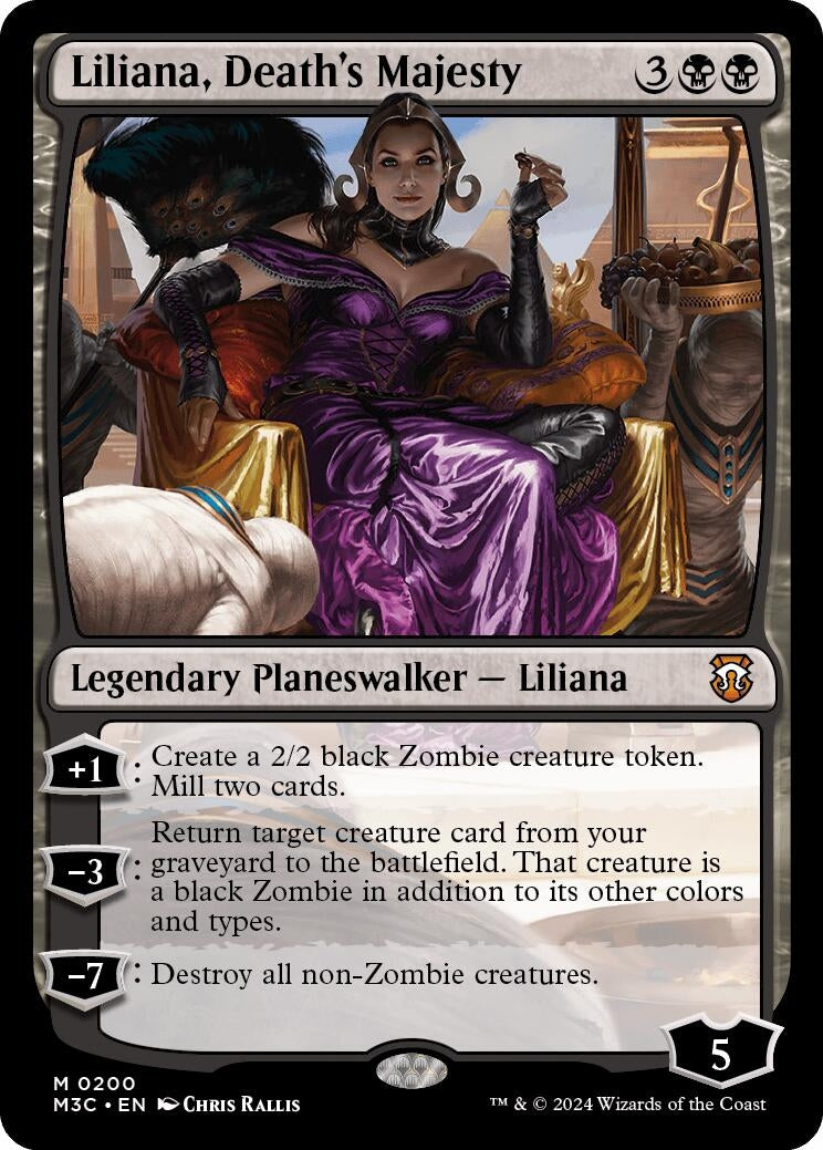 Image for Liliana, Death's Majesty (Ripple Foil) (200) [Commander: Modern Horizons 3]